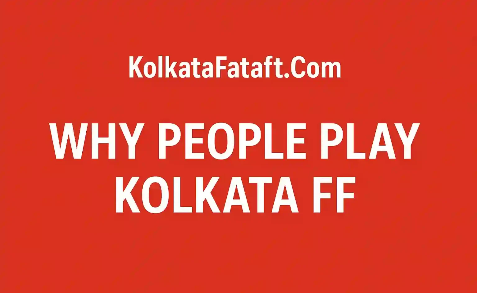 Kolkata Fatafat Result – Quick & Easy Entertainment for Everyone