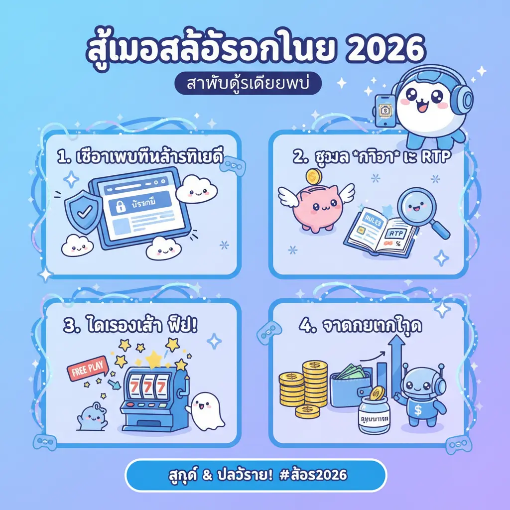 สล็อต: คู่มือเล่นแบบเข้าใจง่าย พร้อมเทคนิคเพิ่มโอกาสชนะ