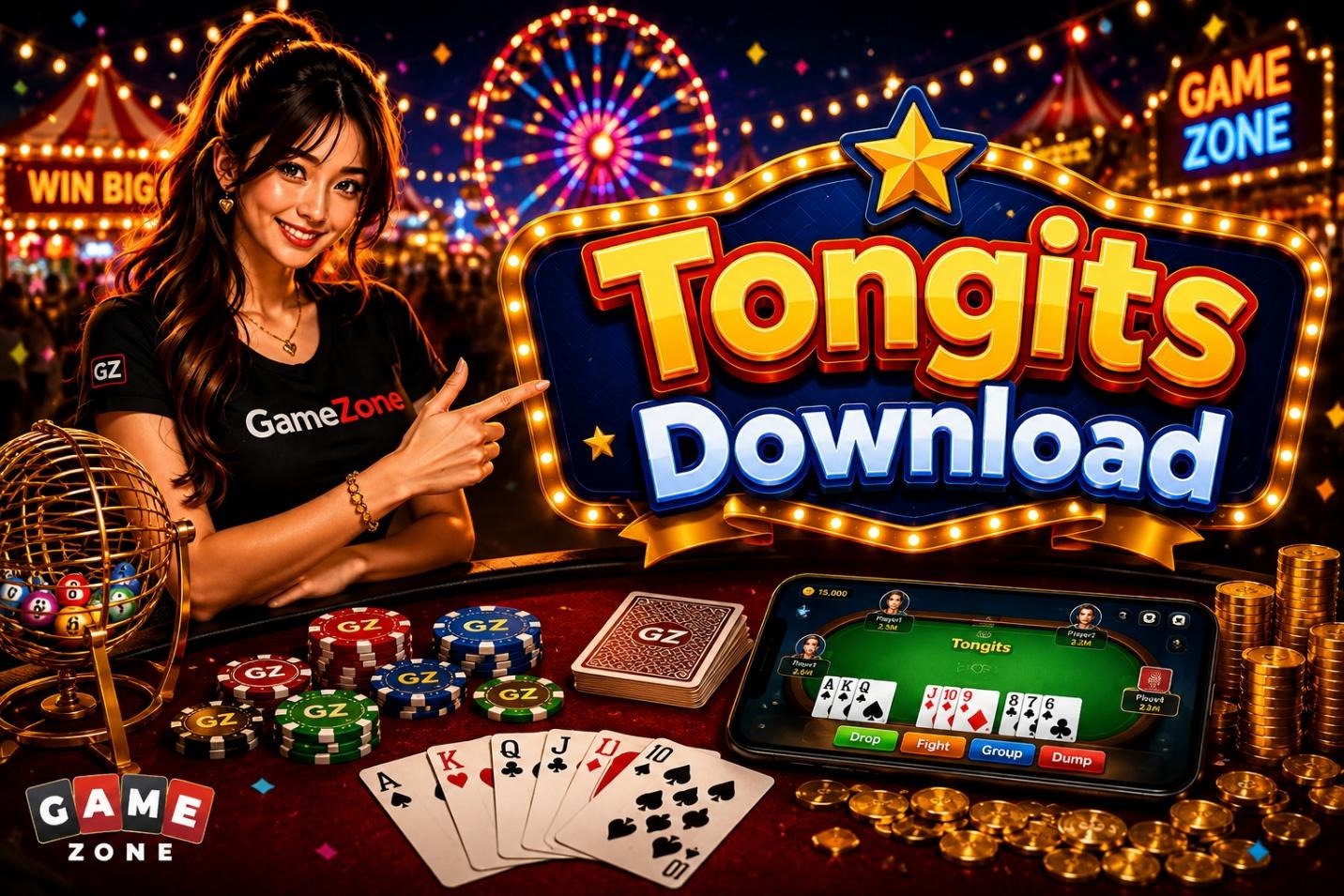 Tongits Download on GameZone: Every Match Is a Real Challenge